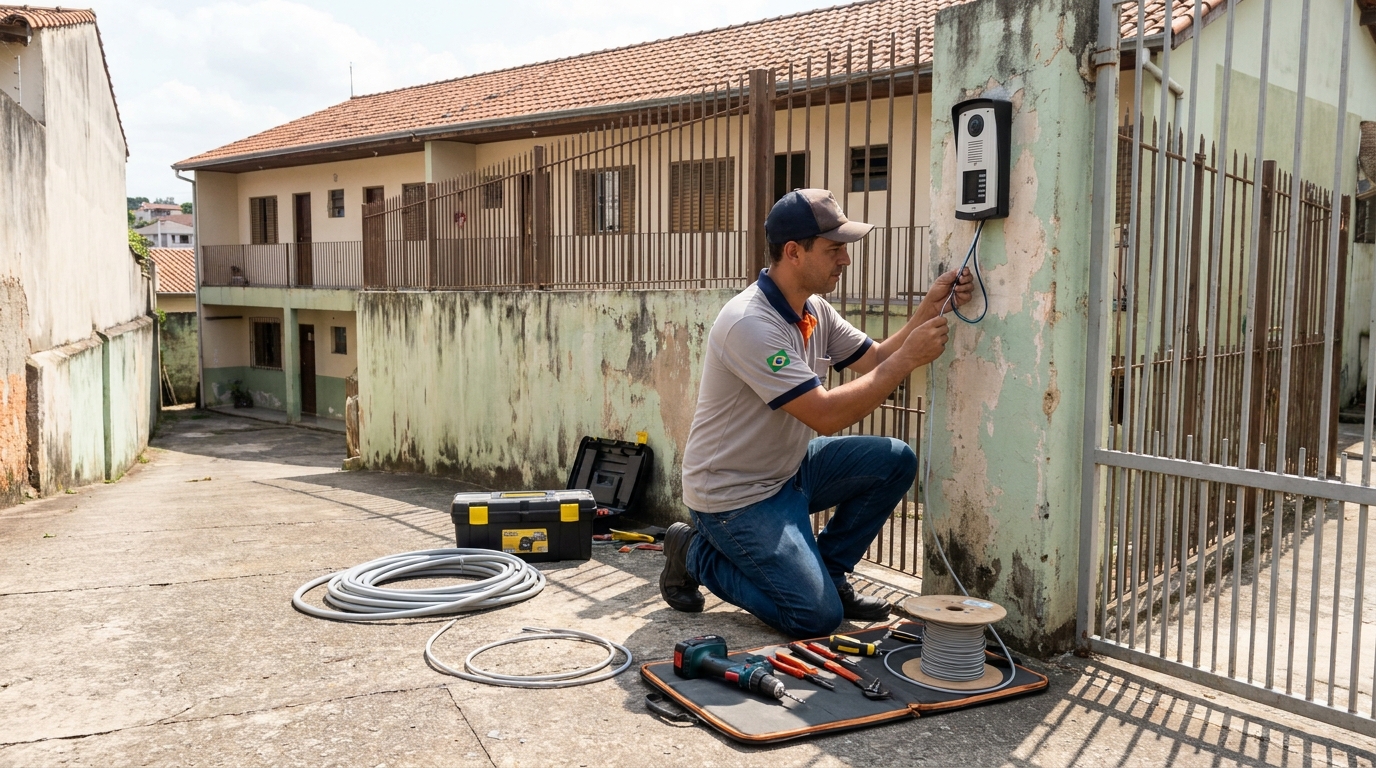 Instalacao de interfone residencial em Barueri‑SP