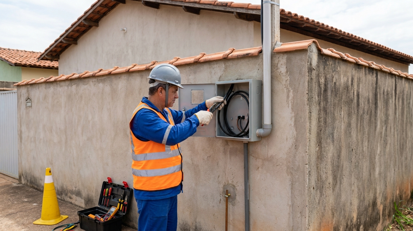 Instalacao de padrao de energia profissional em Barueri‑SP