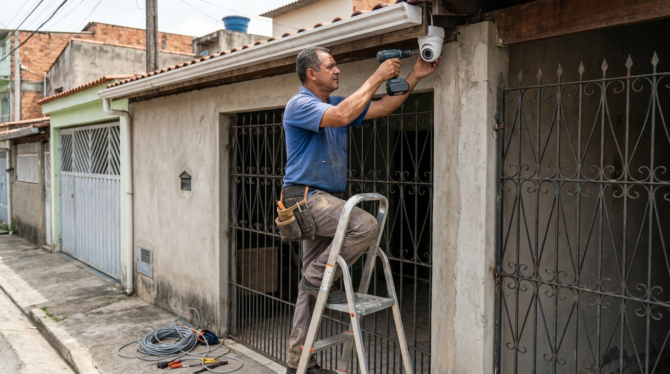 Instalacao de sistema de monitoramento em Barueri‑SP